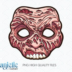 Fichiers de masque d’Halloween, PNG, Cricut, Cameo