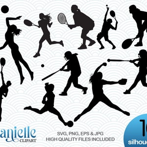 Silhuetas esportivas, SVG, png, eps, jpg, Cricut, Silhouette, arquivos Cameo