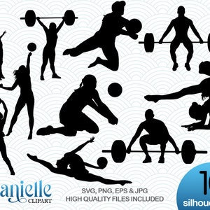 Silhuetas esportivas, SVG, png, eps, jpg, Cricut, Silhouette, arquivos Cameo