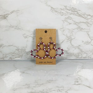 Marie Mickey Inspired Crystal Earrings