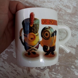 Despicable Me Minions Coffee Mug | Cartoon Ceramic Cup for Kids & Fans | Funny Movie Character Mug