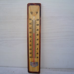 Vintage thermometer ,  Indoor thermometer ,Outdoor thermometer,   Wall thermometer, thermometer , wooden thermometer,gifts,gift