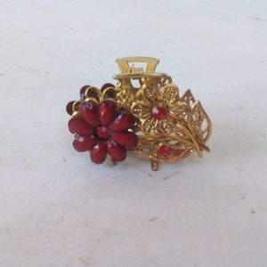 Vintage Glamour: Wunderschöne Haarspange aus vergangener Zeit,Vintage Haarspange, Alte Haarspange, Haarspange, Metall Haarspange, Haarschmuck