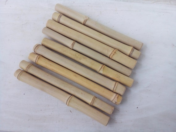 Bamboo Sticks ,9 Bamboo for Crafts,windchime Parts, Wind Chime Supplies,  Wooden Sticks, Reed Sticks, Green Bamboo -  Hong Kong