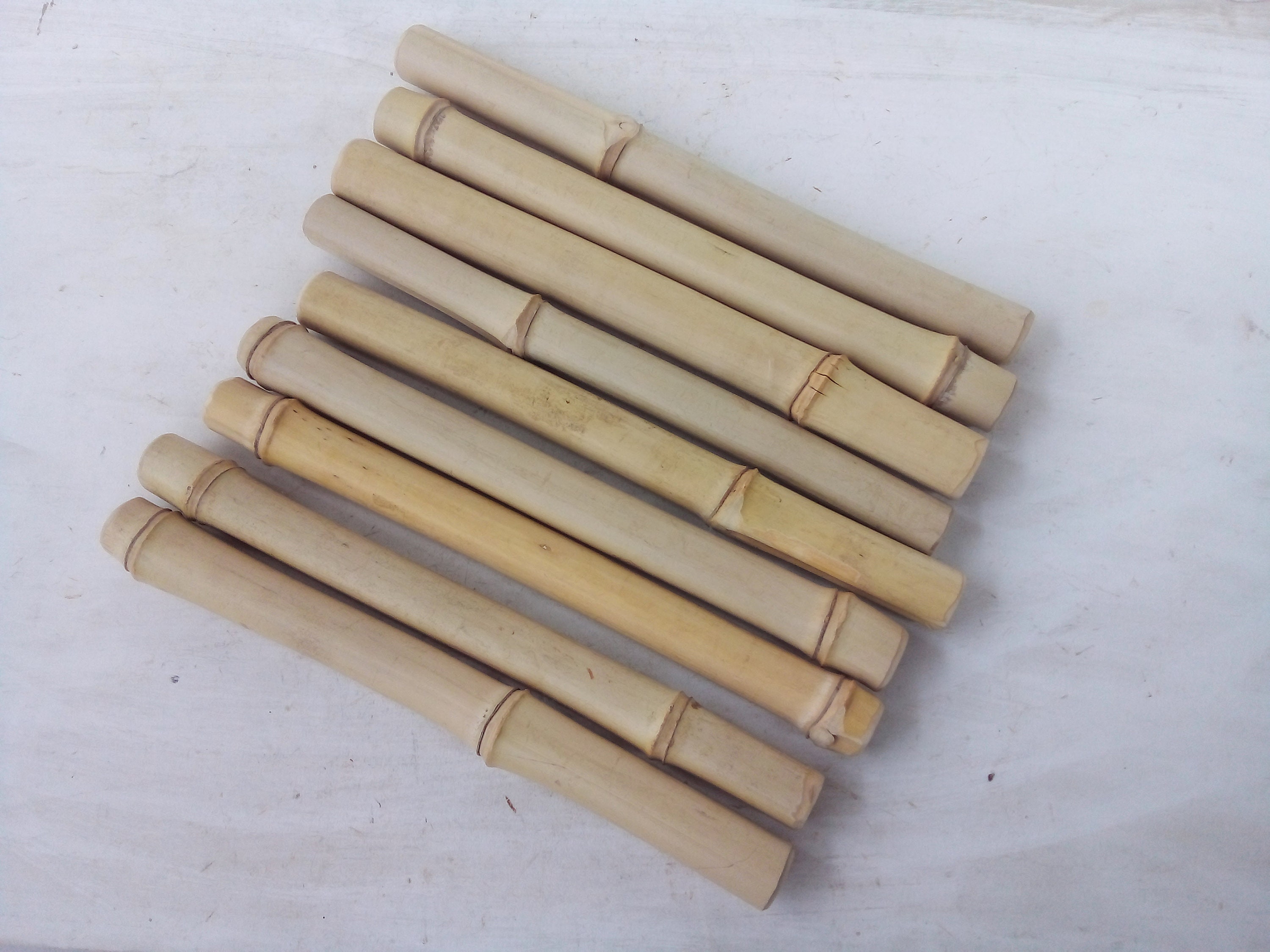 Bamboo Sticks ,9 Bamboo for Crafts,windchime Parts, Wind Chime