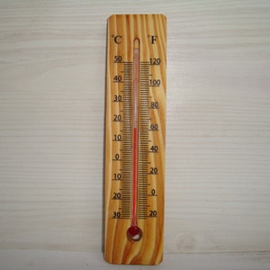 Vintage thermometer ,  Indoor thermometer ,Outdoor thermometer, Wall thermometer, thermometer , wooden thermometer.