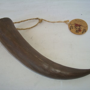 Resin horn, handmade from resin,Vintage horn , Shofar horn ,  Ram horn , Ram skull , Ram head Goat horn ,   BOHO decoration