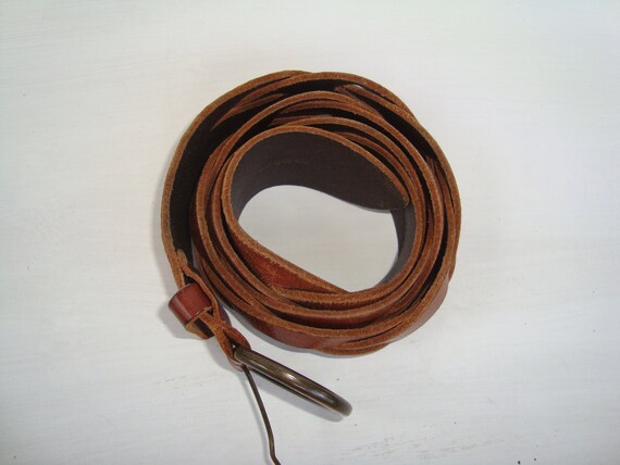 Vintage Ladies Leather Belt, Patent Leather Belt … - image 3