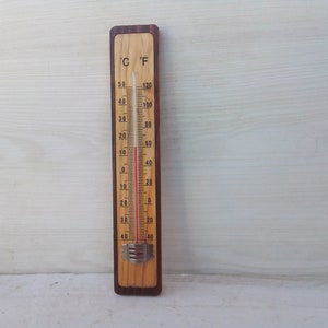 Vintage thermometer ,  Indoor thermometer ,Outdoor thermometer, Wall thermometer,thermometer , wooden thermometer