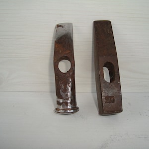 Vintage  hammer, Russian antique hammer for garden,   Iron hammer made in the USSR in the , set of 2