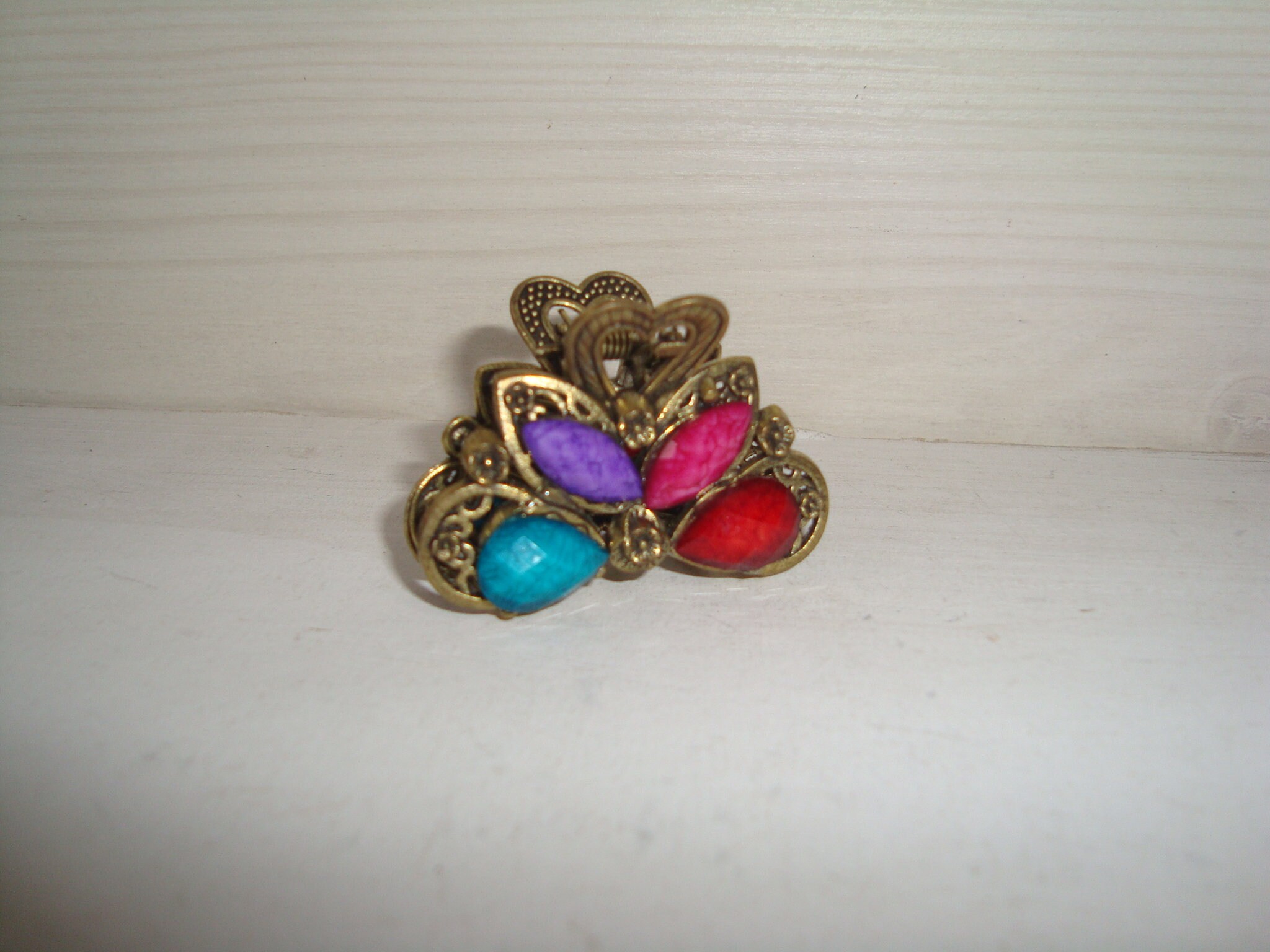 vintage Hair Clip, Jaw Claw Clip, vieux Clip Hair, Metal Hair Clip, Metal Hair Clip, Hair Accessories