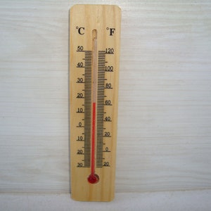 Vintage thermometer ,  Indoor thermometer ,Outdoor thermometer, Wall thermometer, thermometer , wooden thermometer.