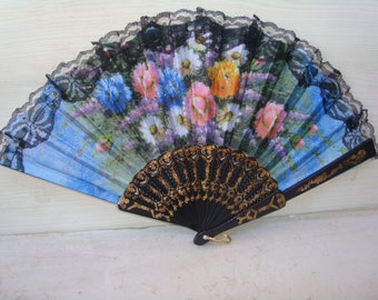Beautiful Design Hand Fan, Hand Held Fan, Elegant,Spanish Style Fan,gift