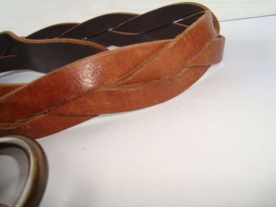 Vintage Ladies Leather Belt, Patent Leather Belt … - image 6