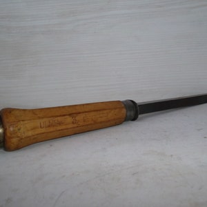 Antique Chisel, Vintage Wooden Tool, Old Rusty Metal Tool, Woodworker ...