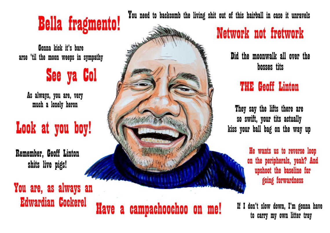 Train Guy Quotes Poster Bob Mortimer Etsy