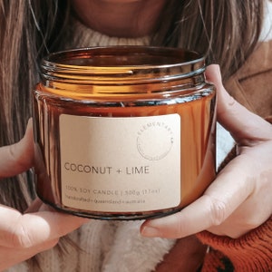 Amber Jar Candle - 500g