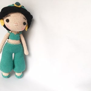 Crochet Pattern for Doll JASMINE, PDF (English)