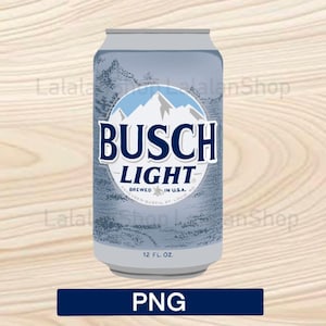 Busch Light Can PNG - Lustiges Bier Shirt Design (Digitaler Download 2000x2000 px