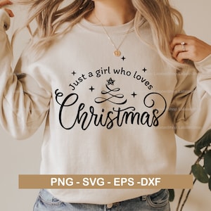Christmas Girl SVG: Funny Christmas Shirt Design (Digital Download)