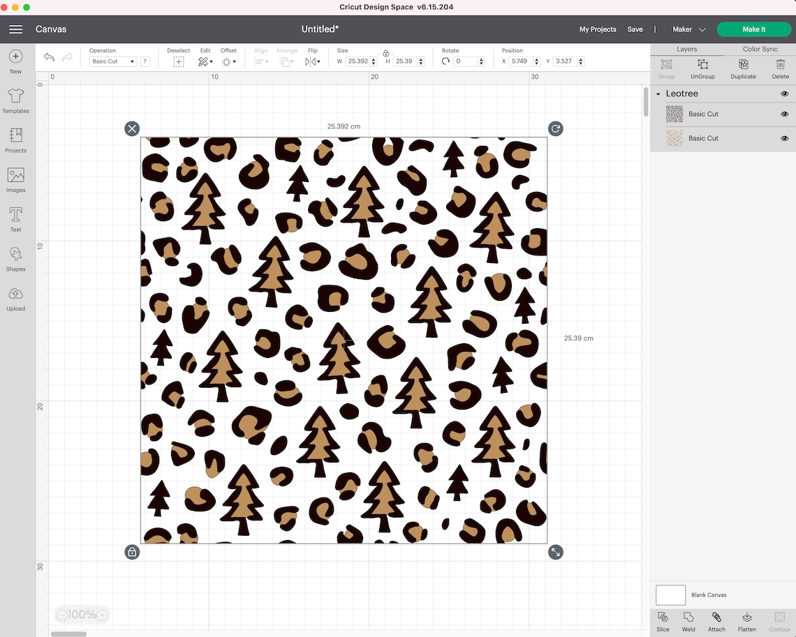 Christmas Leopard Print Svg Seamless Christmas Tree Leopard Etsy