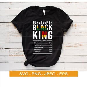 Juneteenth Black King SVG: Black History Month Design (Digital Download)