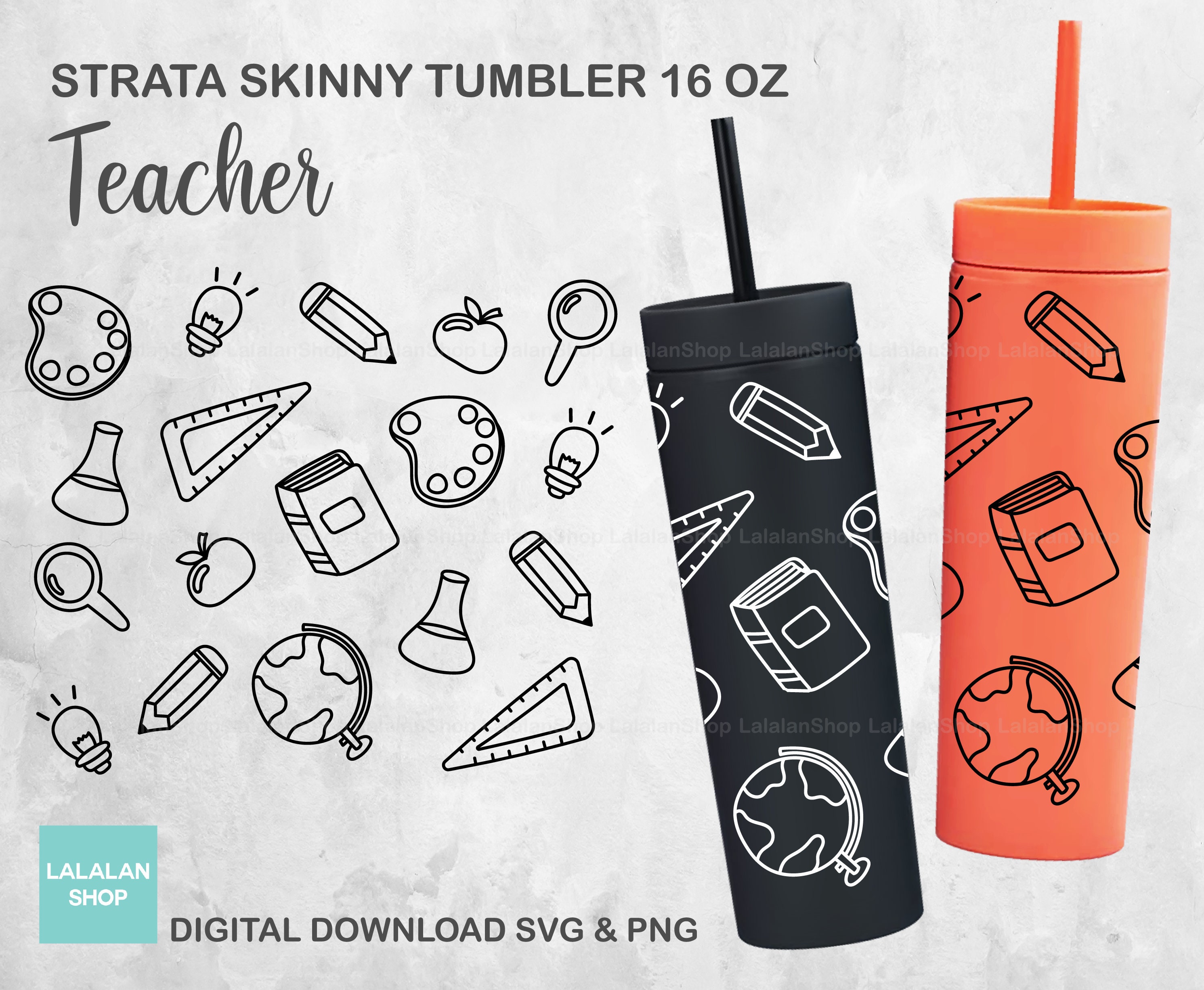 Download Teacher Strata Cups SVG Full Wrap for Strata Skinny ...