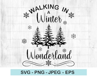 Winter Wonderland SVG: Christmas Home Decor (Digital Download)
