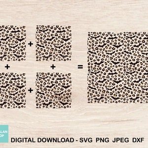 Halloween Leopard Bat Seamless Pattern: Cheetah SVG (digital Download ...
