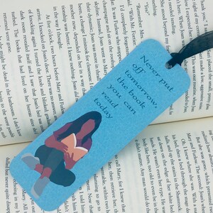 4 bundle African American Bookmark, Black Girl Bookmarks,Black Girl Magic Bookmark, Bookworm bookmark, book lovers bookmark, bookmarker, image 5