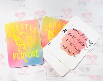 Affirmation Cards, Black Girl Affirmations Deck, Self Care, Self Love cards, Black Girl Magic, Affirmations cards for Black Women
