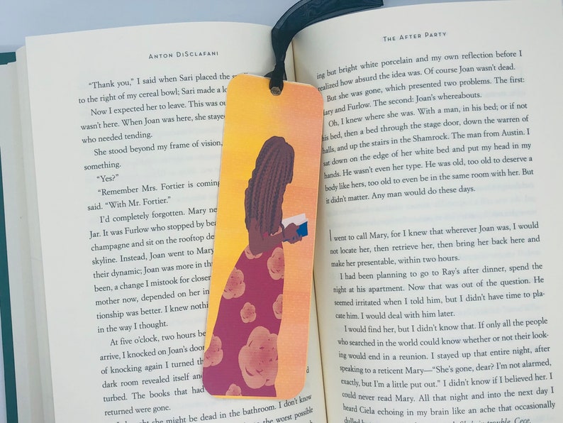 4 bundle African American Bookmark, Black Girl Bookmarks,Black Girl Magic Bookmark, Bookworm bookmark, book lovers bookmark, bookmarker, image 10