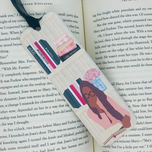 4 bundle African American Bookmark, Black Girl Bookmarks,Black Girl Magic Bookmark, Bookworm bookmark, book lovers bookmark, bookmarker, image 7