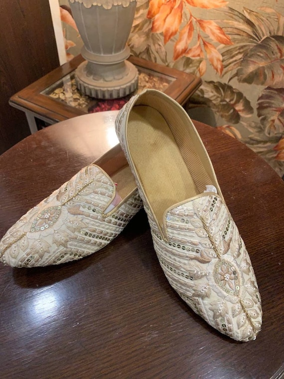 Sherwani Shoes - Mojari For Sherwani Groom Wedding Footwear