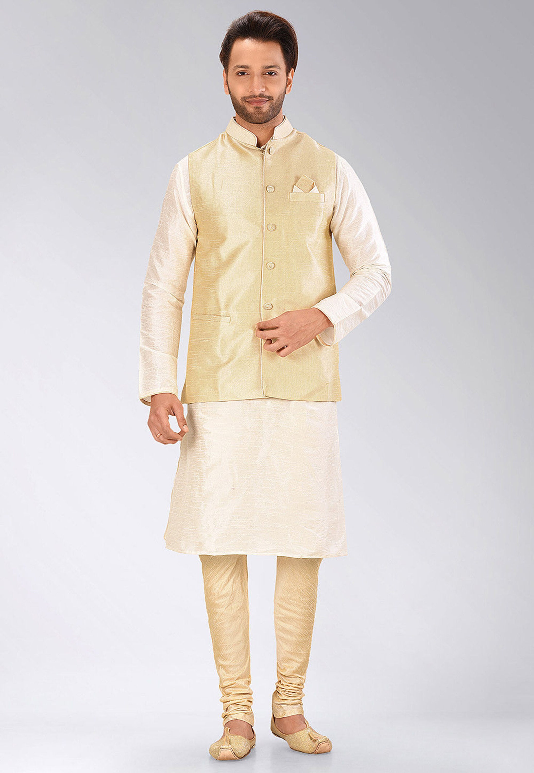 Sherwani Kurta Pajama Waist Coat Men Kurta Pajama For Men With Etsy