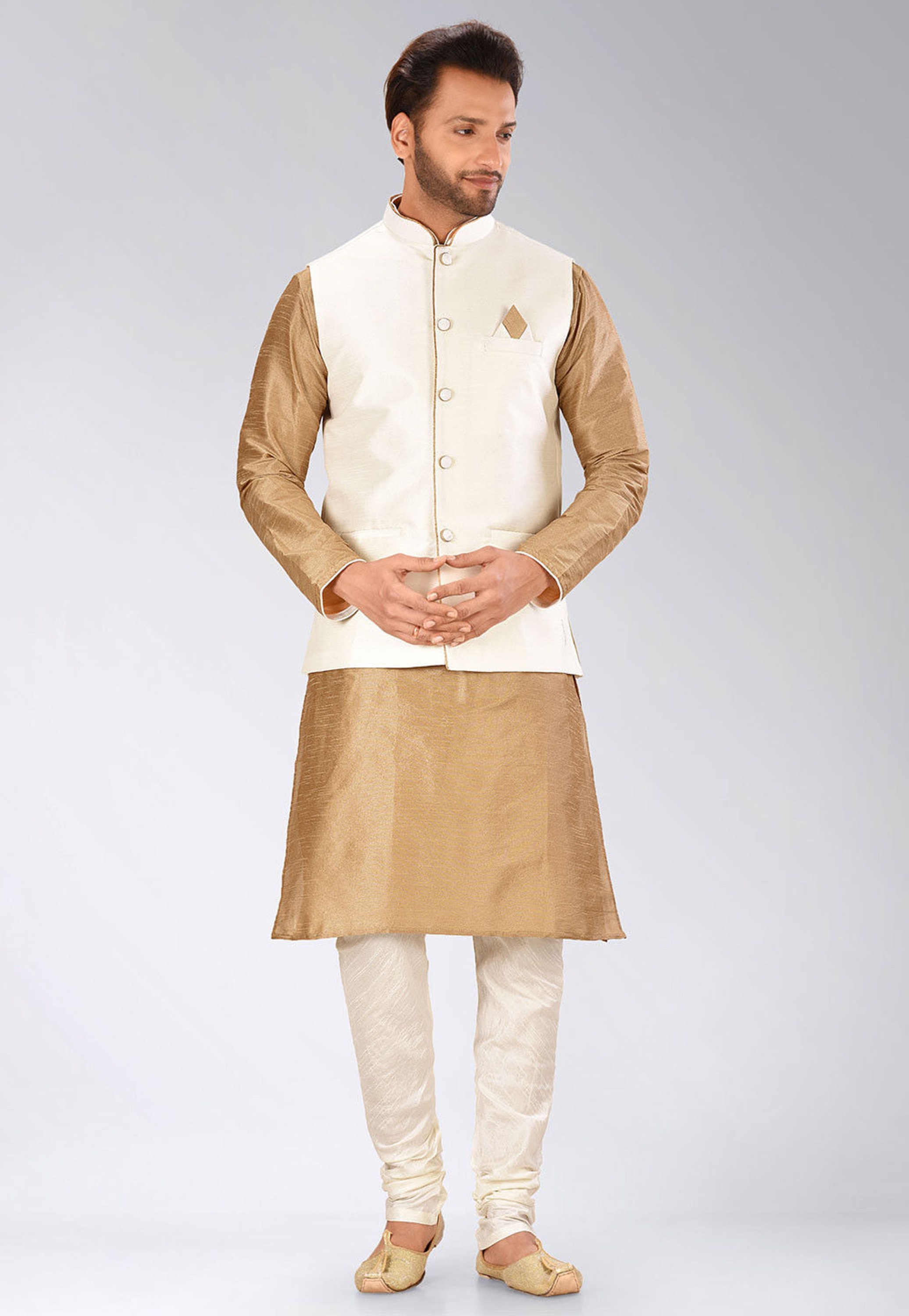 Sherwani Kurta Pajama Waist Coat Men Kurta Pajama For Men With Etsy
