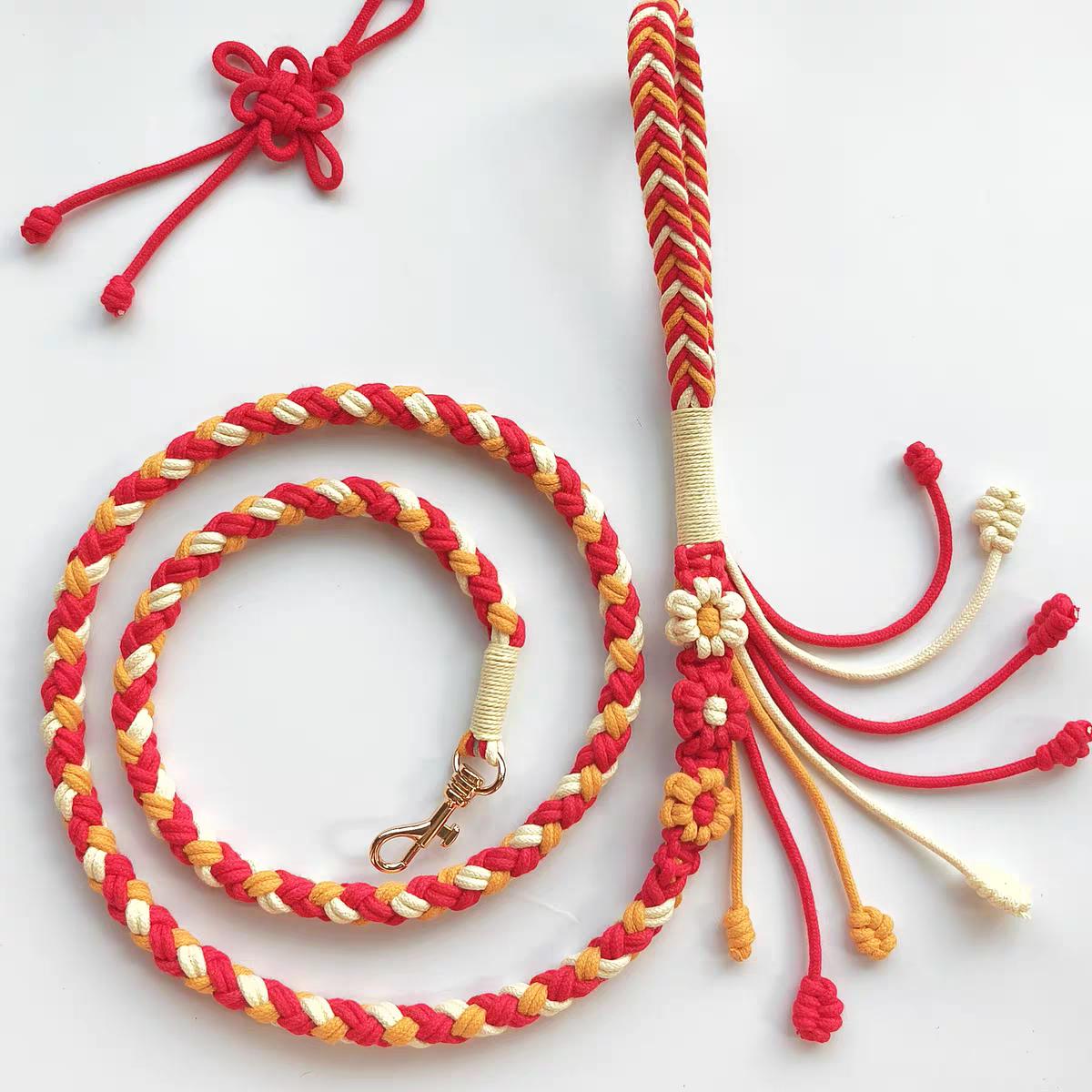 Beginner Level Macrame PDF Pattern for Dog Leash, Macrame Tutorial for ...