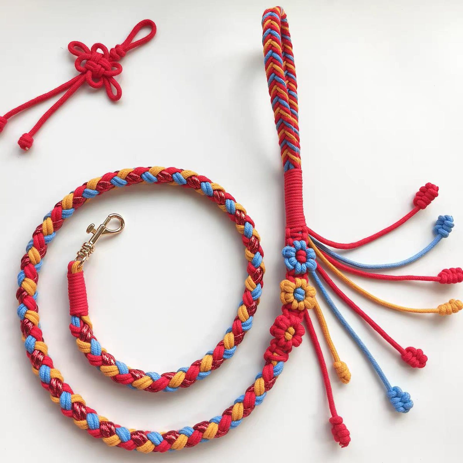 Beginner Level Macrame PDF Pattern for Dog Leash, Macrame Tutorial for ...