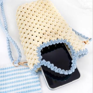 Beginner Level for Digital Macrame Crossbody Bag,Marame Cellphone Bag,Macrame Bag,Macrame PDF Pattern, Macrame PDF Instruction,PDF Pattern,