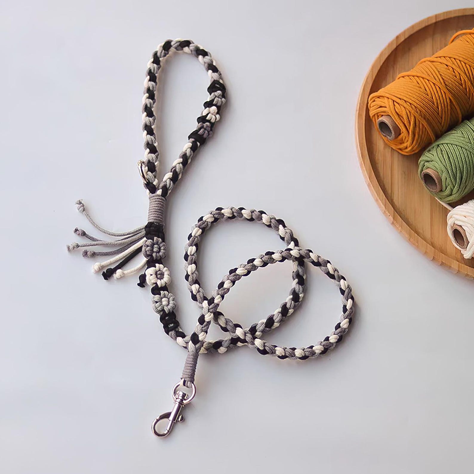 Beginner Level Macrame PDF Pattern for Cat Leash, Macrame Tutorial for ...