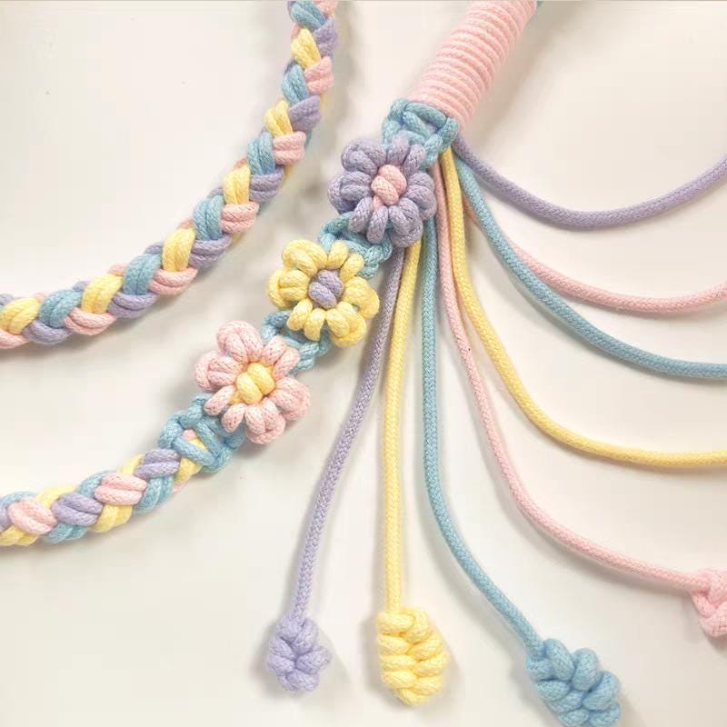 Beginner Level Macrame PDF Pattern for Dog Leash, Macrame Tutorial for ...