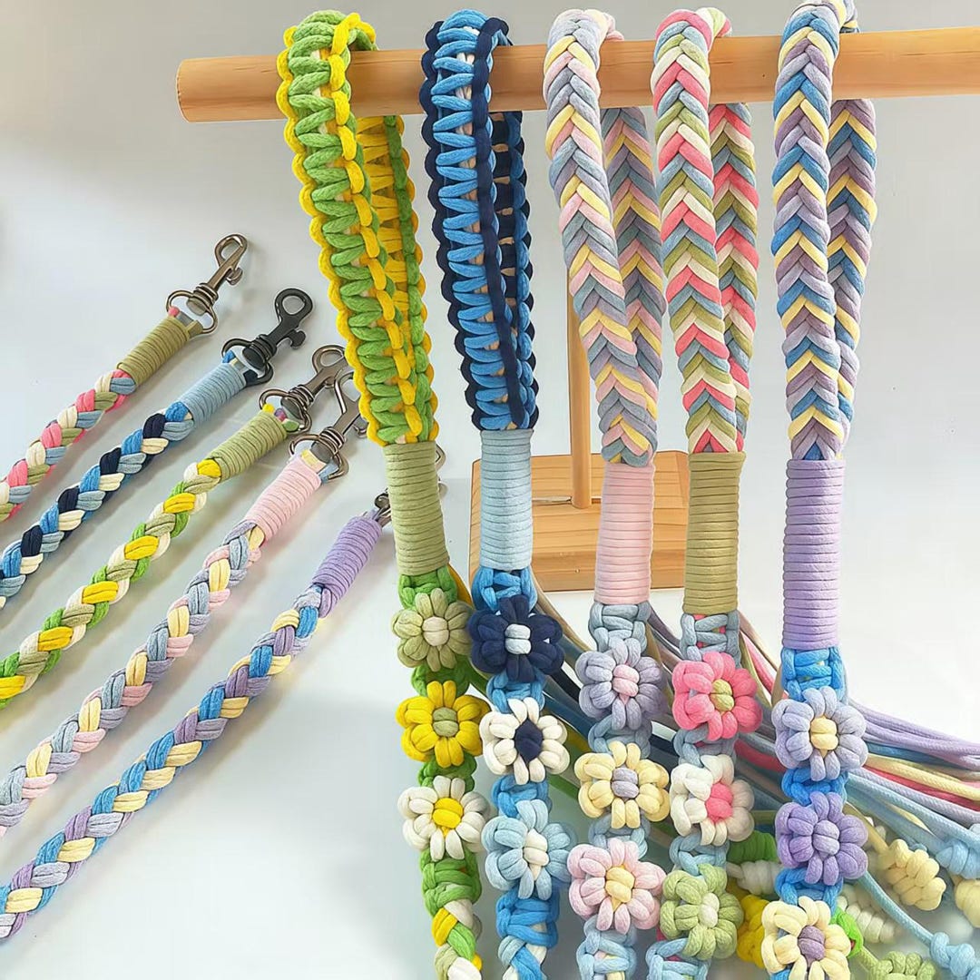 Beginner Level Macrame PDF Pattern for Dog Leash, Macrame Tutorial for ...