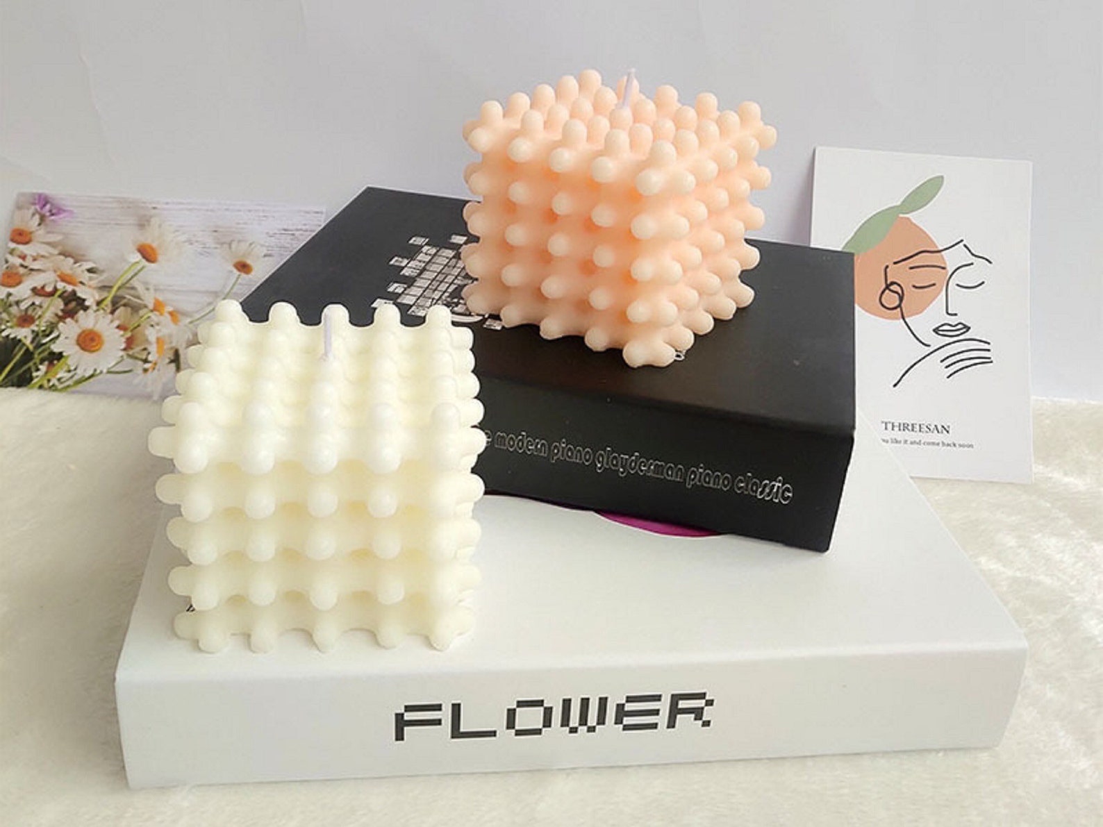 Large Bubble Cube Candle Mold /Silicone Candle Mold /Magic Etsy