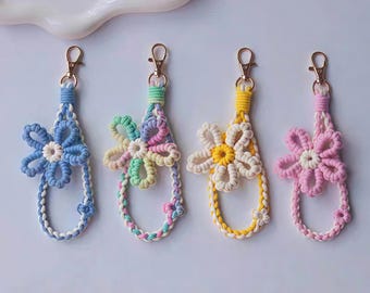 Macrame PDF Pattern for Keychain, Macrame Tutorial for Beginner, How to Macrame, Macrame PDF Instruction, Macrame Bag Hanger