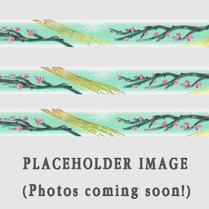 Grüner Tee Washi Tape, Kirschblüten Washi Tape, Sakura Washi, Kirschblüten Aufkleber, Blumen Washi Tape, Japanisches Washi Tape, Arizona