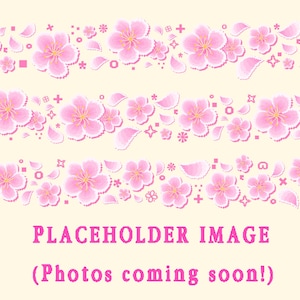 Nastro washi con fiori di ciliegio, Sakura Washi, Adesivi con fiori di ciliegio, Nastro washi con fiori, Pixel Art, Nastri washi giapponesi