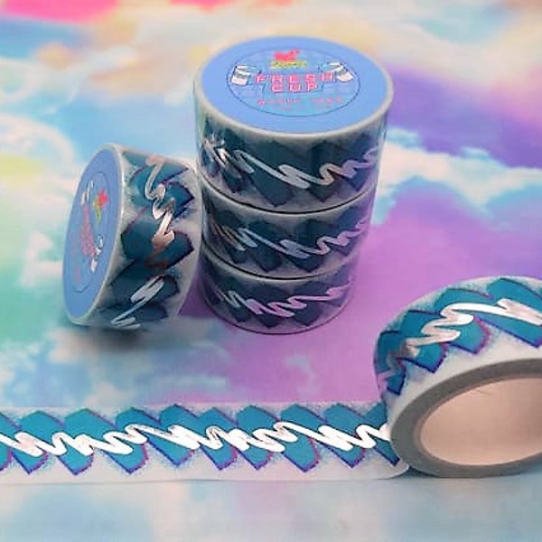 Vaporwave Washi Tape, Solo Jazz Cup, 1990's Pattern, Lofi Stationary, Aesthetic Scrapbook Supplies, 90's Party, Nostalgiacore Stickers