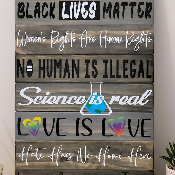 In This House We Believe... Custom Wooden Sign