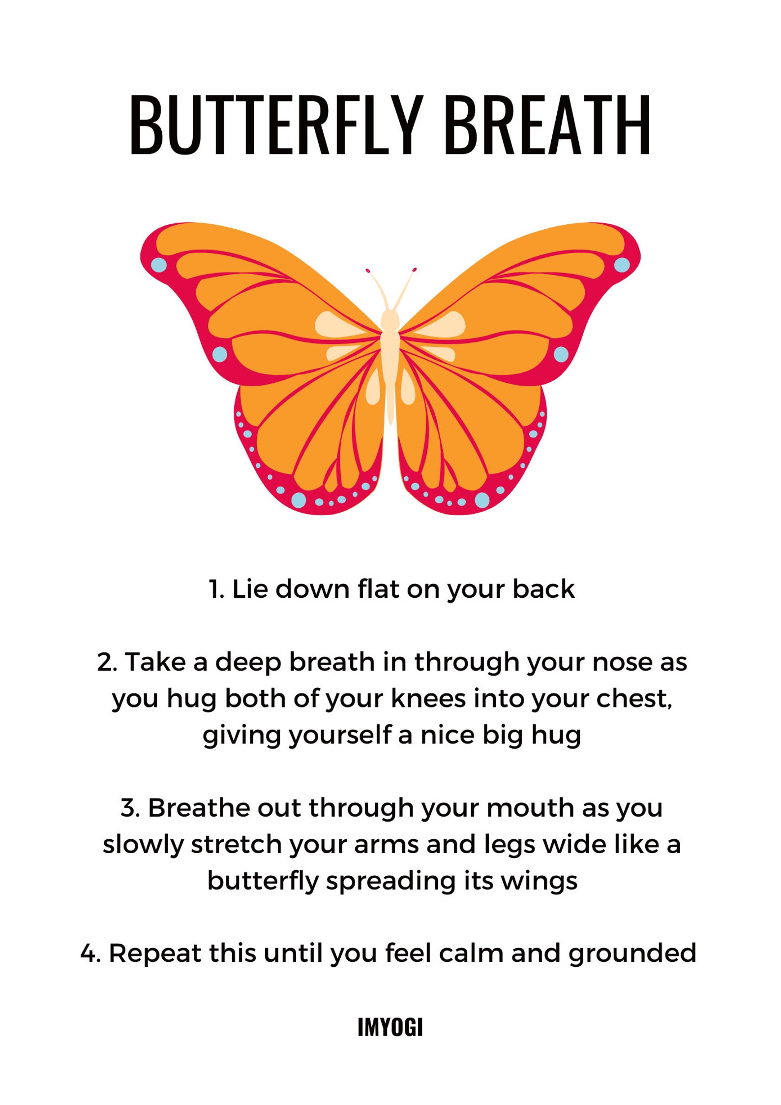 Breathing cards for kids digital download 25 printable Etsy