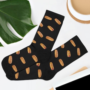 Novelty Hotdog Socks